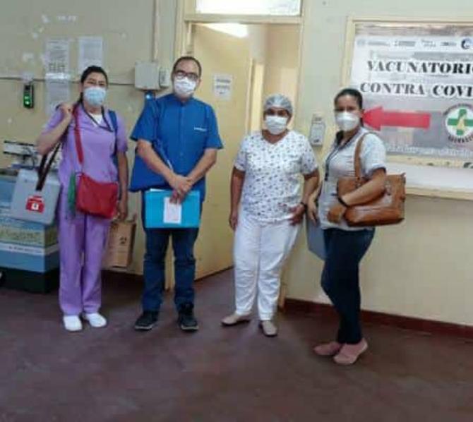 Las brigadas están conformadas por un médico, un vacunador, un registrador y un agente comunitario.